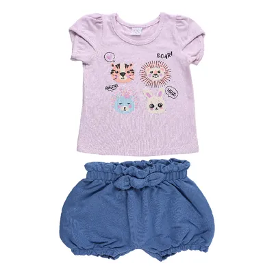 Conjunto Baby Gijo Estampa Bichos Com Strass Conjunto Baby Gijo Estampa Bichos Com Strass
